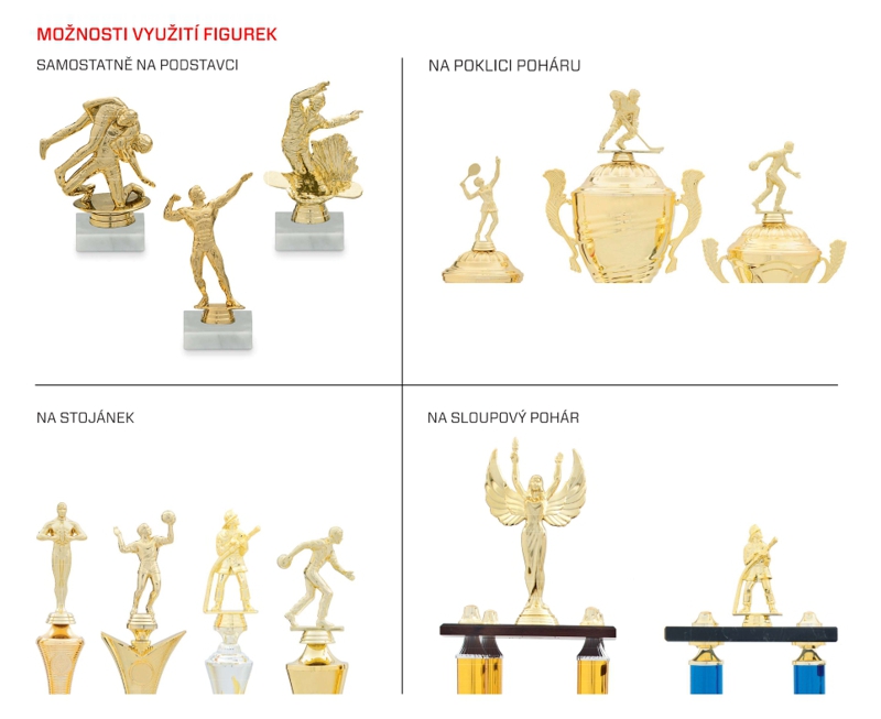 Figurka tenis podání ženy 8586