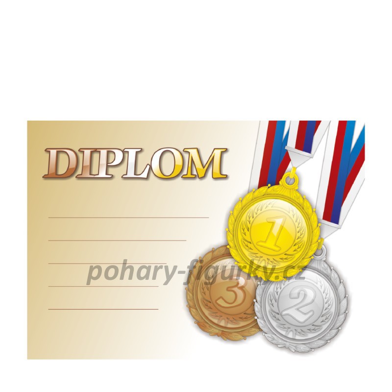 Diplom univerzální medaile  6712