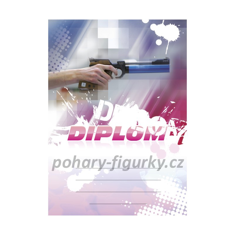 Diplom střelba z pistole 6654