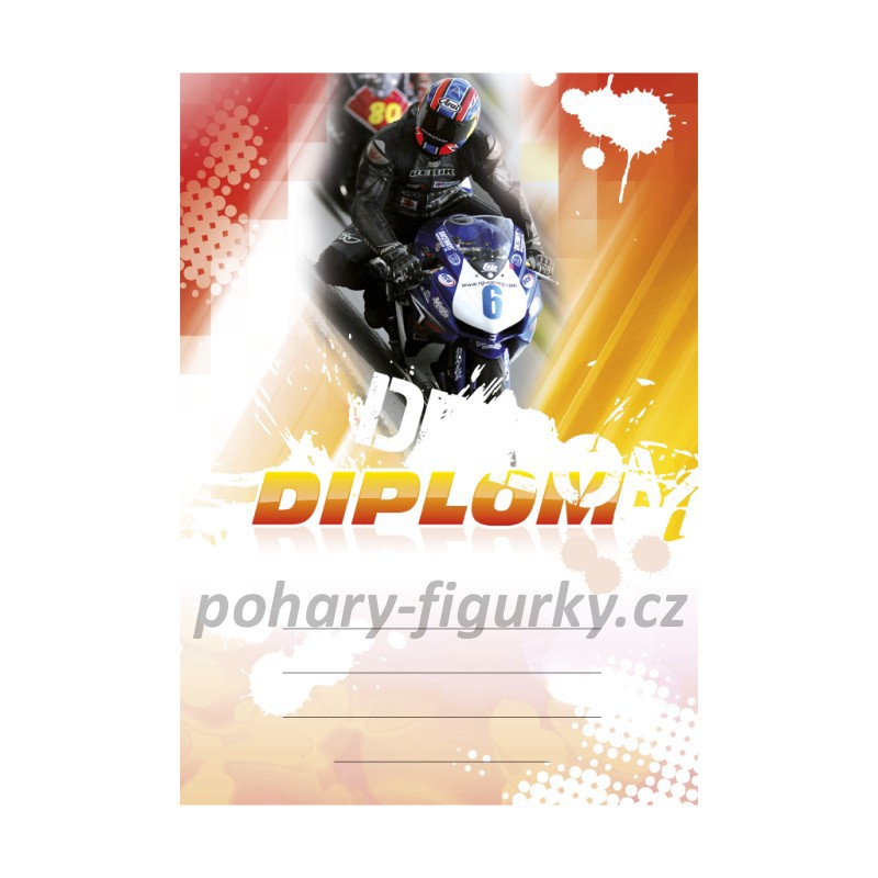 Diplom silniční motorky 6660