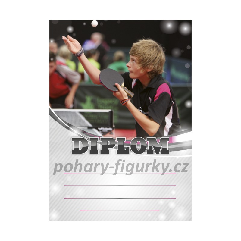 Diplom stolní tenis 6627