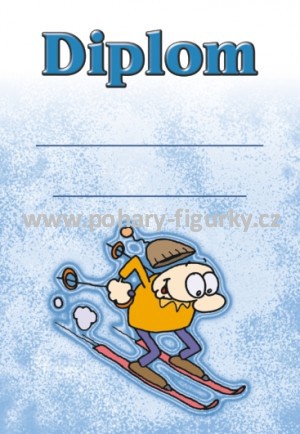 diplom D39 - lyžař