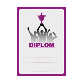 Diplom univerzální s pohárem 6695