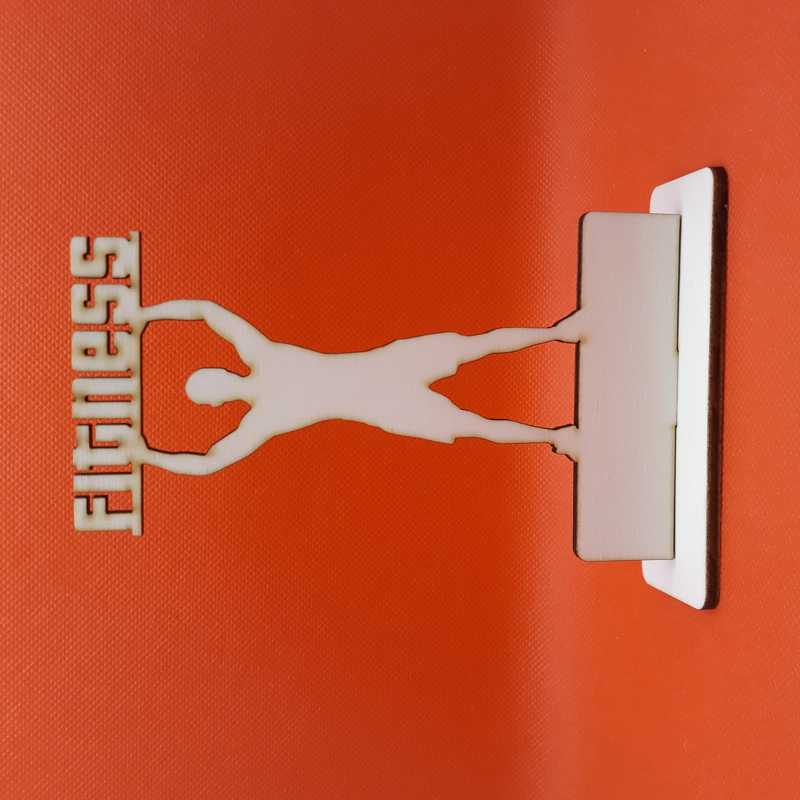 Dřevěná figurka Fitness DPF007