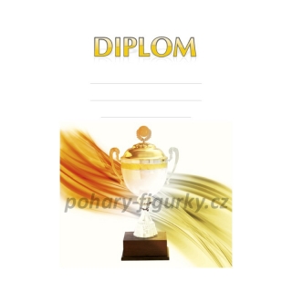 Diplom univerzální s pohárem 6689