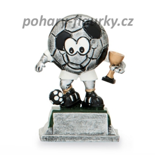 Sportovní trofej veselý fotbalový míč 22619